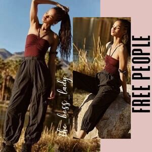 Free People jumpsuit halter one-piece onesie romper